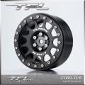 TFL 2.2 Inch 12 holes Beadlock Wheels With The Hub C1402-32Blk